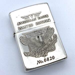 AY0968■【着火未確認】ZIPPO ジッポー オイルライター AMERICAN EAGLE アメリカンイーグル LIMITED EDITION No.0820 1932 1992