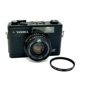HY1564■【シャッターOK】YASHICA ヤシカ ELECTRO 35 GX CAMERA カメラ コンパクト フィルムカメラ 40mm 1:1.7 レンズフィルター付き 