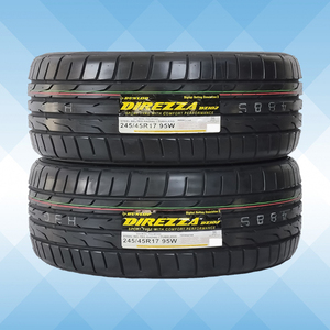 245/45R17 95W DUNLOP ダンロップ ディレッツァ DIREZZA DZ102 24年製 2本送料税込 \27,400 より 1