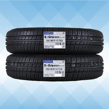 155/80R13 79S GOODYEAR グッドイヤー EFFICIENT GRIP ECO EG01 24年製 正規品 送料無料 2本セット税込 \9,200より 2_画像1