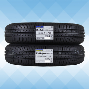 155/80R13 79S GOODYEAR Goodyear EFFICIENT GRIP ECO EG01 24 year made regular goods free shipping 2 ps tax included \9,200..3