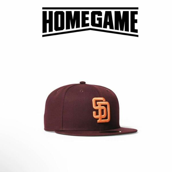 NEWERA HOMEGAME別注　Padres -59FIFTY MAROON ニューエラ 