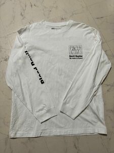 【ほぼ未使用】チェンソーマン ユニクロコラボ Tシャツ ロンT ホワイト 白