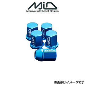 MID ジュラルミンナット L35 ブルー M12x1.5 19HEX ナット(4個) 60度テーパー座ナット ホイールナット