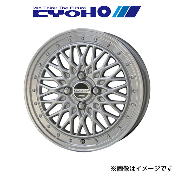 共豊 アルミホイール 1本 シュタイナー FTX コペンGRスポーツ LA400A(16×5.0J 4-100 INSET45 サテンシルバー)KYOHO STEINER FTX
