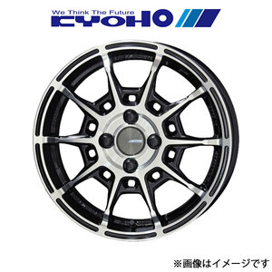 共豊 アルミホイール 4本 ガレルナ レフィーノ スペーシアベース MK33V(15×4.5J 4-100 INSET45 ブラックポリッシュ)KYOHO GALERNA REFINO