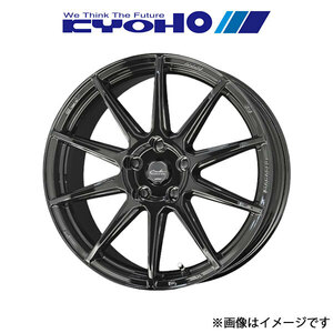 共豊 アルミホイール 4本 サーキュラー C10S ekワゴン B33W/B36W(14×4.5J 4-100 INSET45 マットブラック)KYOHO CIRCLAR C10S