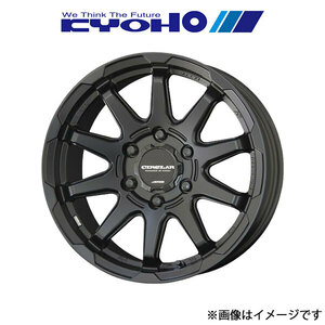 共豊 アルミホイール 4本 サーキュラー C10X ハイエース 200系(16×6.5J 6-139.7 INSET38 マットブラック)KYOHO CIRCLAR C10X