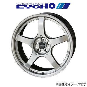 共豊 アルミホイール 4本 トレーサー GT-V シビック FK7(18×8.5J 5-114.3 INSET45 マットハイパーシルバー)KYOHO TRACER GT-V