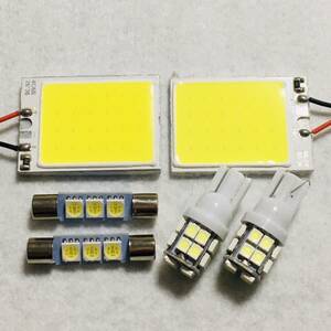 爆光！RP6 RP7 RP8 ステップワゴン ルームランプ 6個セット T10 LED COB全面発光 ホワイト ホンダ カー用品