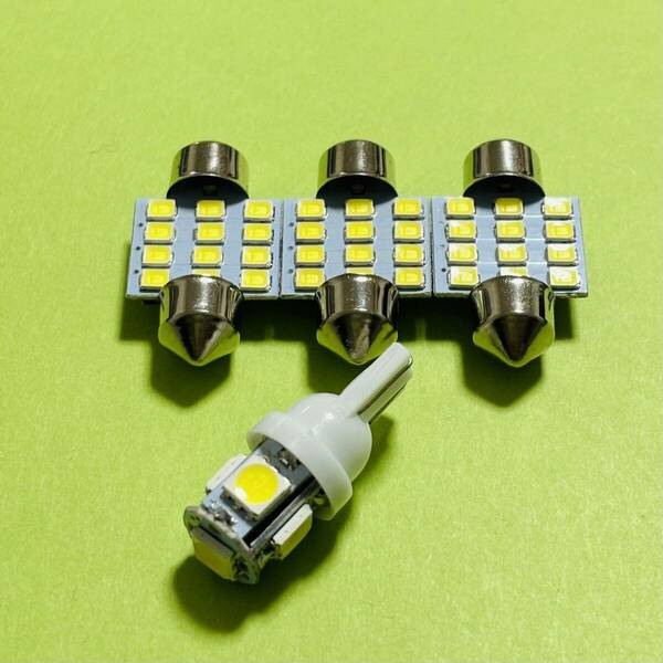 爆光！B11A ekスペースカスタム T10 LED ルームランプ 4点セット ホワイト ミツビシ カーパーツ