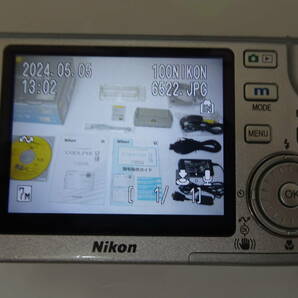 ニコンデジタルカメラ Nikon COOLPIX S8 付属品一式+Li-ionバッテリ（スペア）付【動作品】の画像6