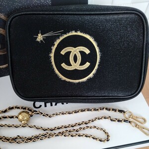 CHANEL ノベルティ ラメポーチ シャネル ショルダーバッグ 