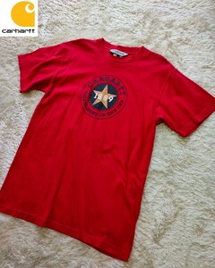 カーハート　Carhartt　ビッグロゴ　Tシャツ　M