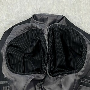 【希少Lサイズ】スーツセレクト SUIT SELECT スーツセットアップ サイズA6 スーパータフ100’s SUPER TOUGH 100’S 総裏 チャコールグレーの画像5