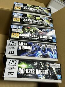 ガンプラ HG SEED ザクウォーリア×2 ガナーザクウォーリア ウィンダム ダガーL 量産機セット