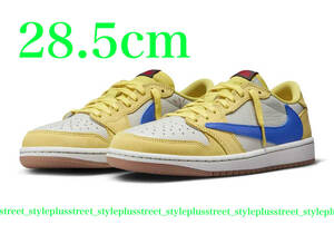 Travis Scott Nike WMNS Air Jordan 1 Retro Low OG Canary 28.5cm トラヴィス・スコット ナイキ エアジョーダン カナリー DZ4137-700 AJ1