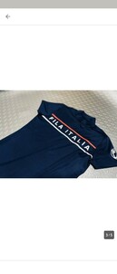  ★2023年春夏モデル★FILA GOLF★フィラゴルフ★UVカット 吸汗速乾 接触冷感半袖モックネックシャツ★L ★新品B級品★ネイビー:レディース