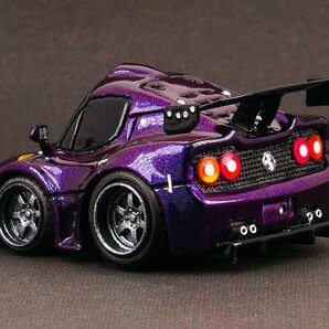 ★New!! ●Ferrari F50GT マジョーラカラー ★mini1000Q自作チョロQカスタム完成品の画像6