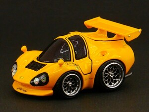 ★New!! ●Ferrari Dino-RS 純正カナリアイエロー ★mini1000Q自作チョロQカスタム完成品