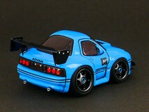 ★ワンオフ!! ●マツダRX-7 FC3S ドリフト仕様!!★mini1000Q自作チョロQカスタム完成品_画像5