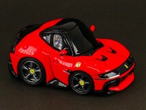 ★New!! ●Ferrari 12 Cilindri　ロッソ・スクーデリア ★mini1000Q自作チョロQカスタム完成品_画像2