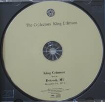 廃盤　美品　★ 　KING CRIMSON / LIVE IN DETROIT, MI Dec 13 1971　 ★ _画像2