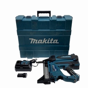 GN420C☆比較的綺麗☆makita マキタ 7.2V コンクリートガスピン打ち機 GN420C バッテリー1個(7.2V 1.5Ah)充電器 ケース付き ガスネイラ