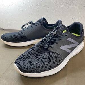 【MH-7259】中古品 ニューバランス new balance FUEL CORE COAST M BK3 メッシュ スニーカー ・MCOASBK3 サイズ26cm