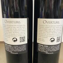 【MH-7263】★クール便★未開栓 OVERTURE オーバーチュア オーパスワン セカンドNV 赤ワイン 2本セット 750ml 14% ワインセラーにて保管_画像4