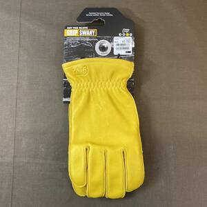 *[MH-5965] new goods unused goods GRIP SWANY grip Swany G-1 leather glove gloves size L yellow kevlar camp outdoor shortage of stock 