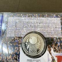 ●【MH-7367】保管品 2002年 FIFAワールドカップ 記念貨幣 1000円銀貨 プルーフ貨幣セット 重量31.1g 【レタパプラス可能】_画像4