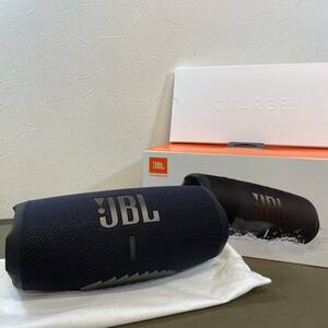 【MH-7387】中古美品 JBL Charge5 Bluetooth ワイヤレス スピーカー 防水 付属品完備 動作確認済み