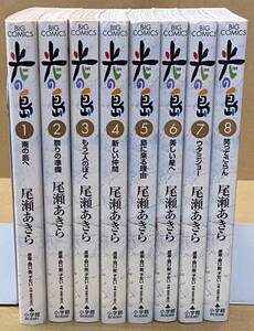 【全巻セット】光の島　全8巻　尾瀬あきら　ビッグコミックス