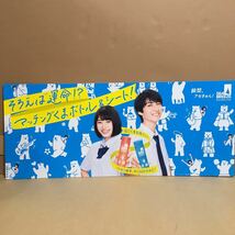 ◆大型ボード 池間夏海 古川毅 SEA BREEZE シーブリーズ 販促 ポップ パネル 90cm × 37cm_画像4