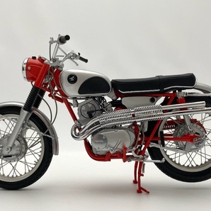 未使用【絶版】EBBRO エブロ 1/10 Honda CL72 1962 （RED) バイク ホンダ 【10011】の画像3