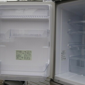 大阪WA2111 SHARPシャープ プラズマクラスター冷蔵庫 350L どっちからもドア SJ-W353G 両開き 3ドア 引取可能の画像6