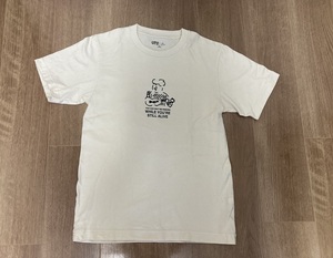 ユニクロ×星野源　Tシャツ　ベージュ系　XS