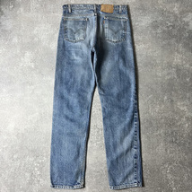 ヒゲ 90s USA製 Levis 505 デニム パンツ 34 33 / 90年代 アメリカ製 リーバイス オールド ジーンズ ジーパン_画像5