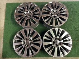 良品 20系 後期 ハイグロス アルファード ヴェルファイア 純正 18×7.5J ET＋45 PCD114.3 5穴 タイプゴールドⅡ/ゴールデンアイズⅡ