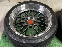 極太 美品 本物 BBS LM R35 GT-Rサイズ 20×10.5J ET＋20 / 20×9.5J ET＋40 PCD114.3 5H LM239 LM238 DB-SLD BS POTENZA RE-71R GTR_画像9