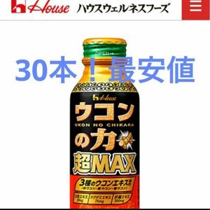 ハウス ウコンの力 超MAX ドリンク 120mL 30本