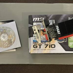 MSI GEFORCE GT710 2GB DDR3 グラフィックボード中古の画像2