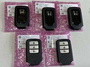 [5 piece set ] new goods unused original HONDA Honda smart key 3 button T6A-F11 keyless remote control CY-KH97T0BJ
