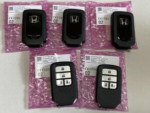 [5 piece set ] new goods unused original HONDA Honda smart key 4 button T6A-Q02/CY-KH94H1BJ keyless remote control 