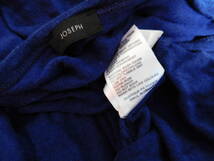 JOSEPH Made in France フランス製　ロイヤルブルー　トップス　ジョセフ　リネン　麻のカットソー生地 M_画像3