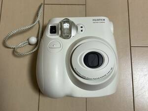 中古美品 FUJIFILM instax mini 7S チェキ ホワイト 動作確認済