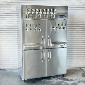 ホシザキ 縦型冷蔵庫 HR-120ZT-ML ビールサーバー W1200×D650×H1890 2017年製 クラフトビール 業務用冷蔵庫 中古 厨房 