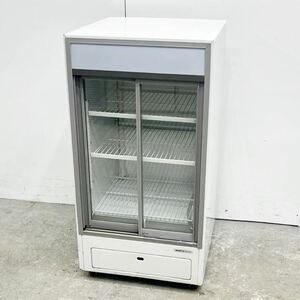 サンヨー 冷蔵ショーケース SMR-60FAG W550×D560×H1070 100V スイング扉 業務用 中古 厨房