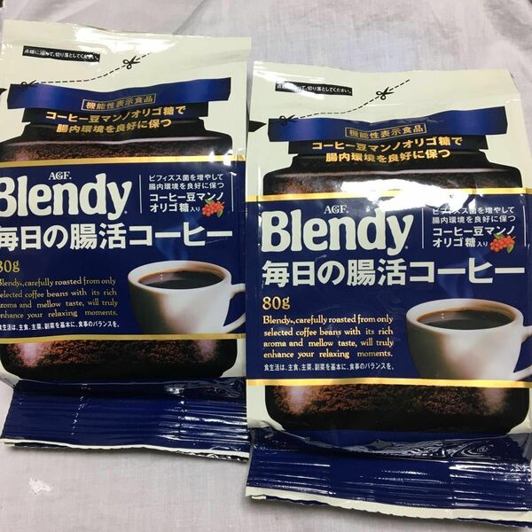 AGF 毎日の腸活コーヒー Blendy 詰め替え2袋セット 機能性表示食品